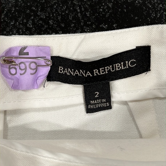 Banana Republic White Skirt Size 2 - Picture 6 of 8